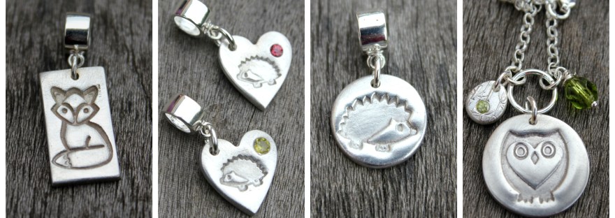 British wildlife jewellery by Little Silver Hedgehog