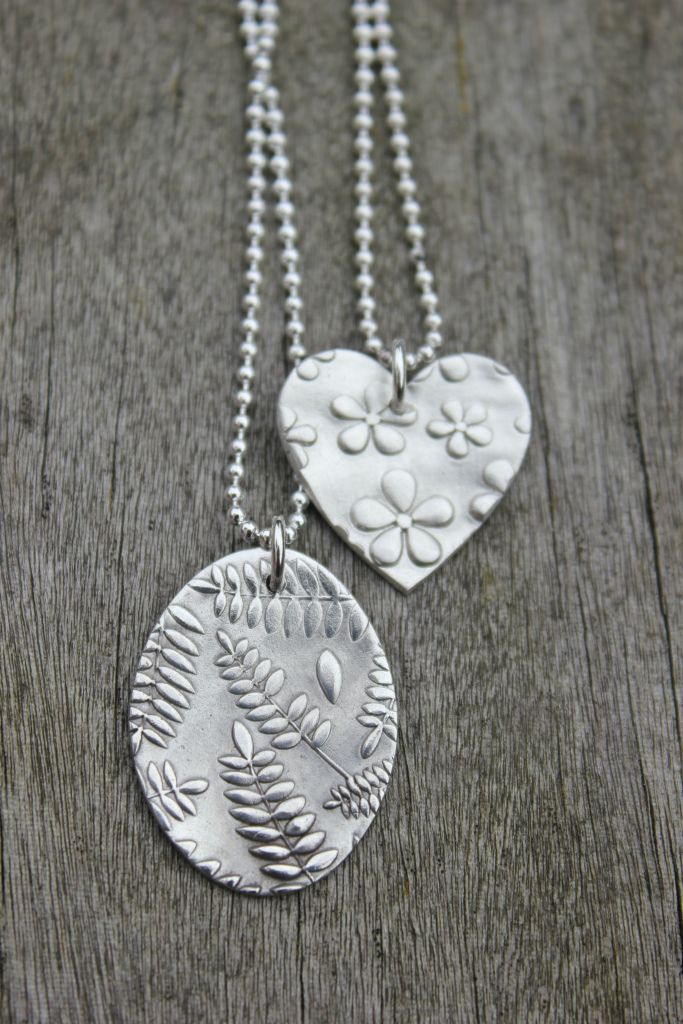 Silver clay nature jewellery workshop in York